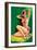 Flirt Magazine; Pinup with Hat-Peter Driben-Framed Art Print