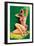 Flirt Magazine; Pinup with Hat-Peter Driben-Framed Art Print