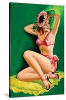 Flirt Magazine; Pinup with Hat-Peter Driben-Stretched Canvas