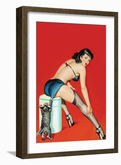 Flirt Magazine; Playful Pussy-Peter Driben-Framed Art Print