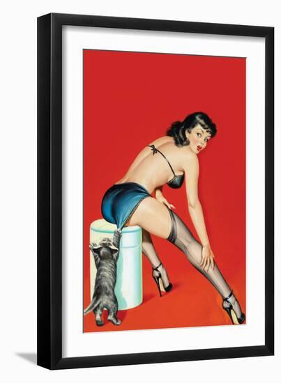 Flirt Magazine; Playful Pussy-Peter Driben-Framed Art Print