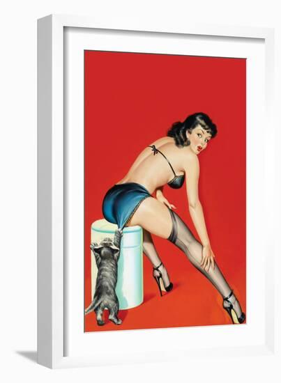 Flirt Magazine; Playful Pussy-Peter Driben-Framed Art Print