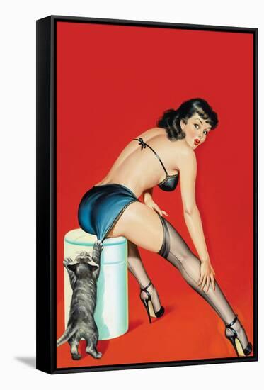 Flirt Magazine; Playful Pussy-Peter Driben-Framed Stretched Canvas