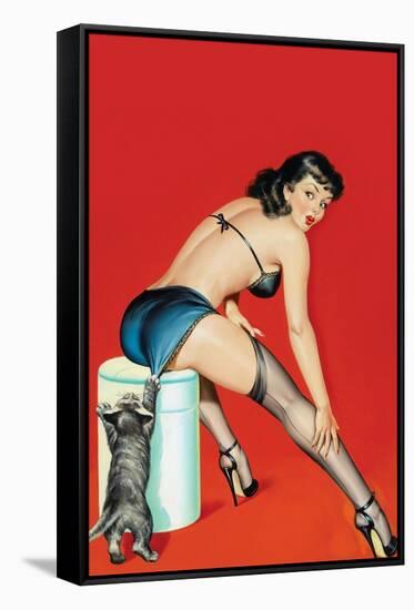 Flirt Magazine; Playful Pussy-Peter Driben-Framed Stretched Canvas