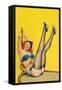 Flirt Magazine; Sailor Girl-Peter Driben-Framed Stretched Canvas