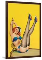 Flirt Magazine; Sailor Girl-Peter Driben-Framed Art Print