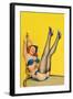 Flirt Magazine; Sailor Girl-Peter Driben-Framed Art Print