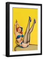 Flirt Magazine; Sailor Girl-Peter Driben-Framed Art Print