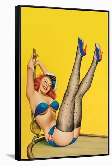 Flirt Magazine; Sailor Girl-Peter Driben-Framed Stretched Canvas