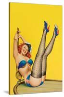 Flirt Magazine; Sailor Girl-Peter Driben-Stretched Canvas