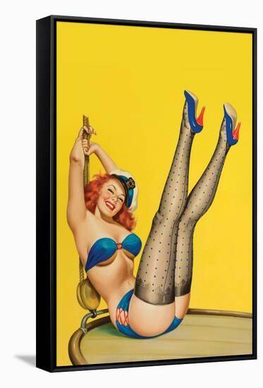 Flirt Magazine; Sailor Girl-Peter Driben-Framed Stretched Canvas