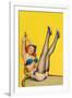 Flirt Magazine; Sailor Girl-Peter Driben-Framed Art Print