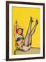 Flirt Magazine; Sailor Girl-Peter Driben-Framed Art Print