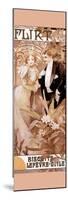 Flirt-Alphonse Mucha-Mounted Art Print