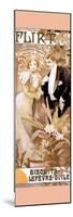 Flirt-Alphonse Mucha-Mounted Premium Giclee Print