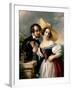 Flirtation, 1841-Miklos Barabas-Framed Giclee Print