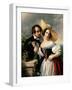 Flirtation, 1841-Miklos Barabas-Framed Giclee Print