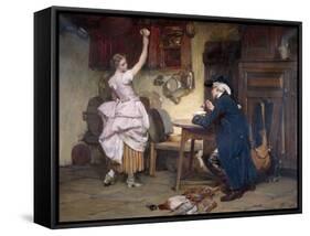 Flirtation, 1885-John Francis Rigaud-Framed Stretched Canvas