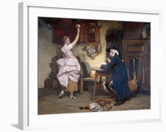 Flirtation, 1885-John Francis Rigaud-Framed Giclee Print