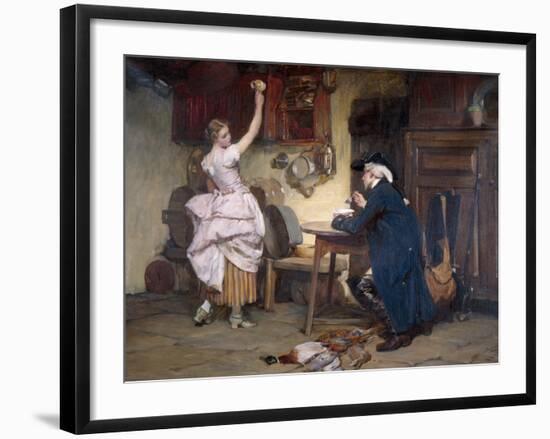 Flirtation, 1885-John Francis Rigaud-Framed Giclee Print