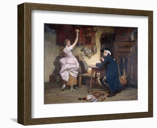 Flirtation, 1885-John Francis Rigaud-Framed Giclee Print