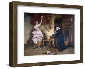 Flirtation, 1885-John Francis Rigaud-Framed Giclee Print