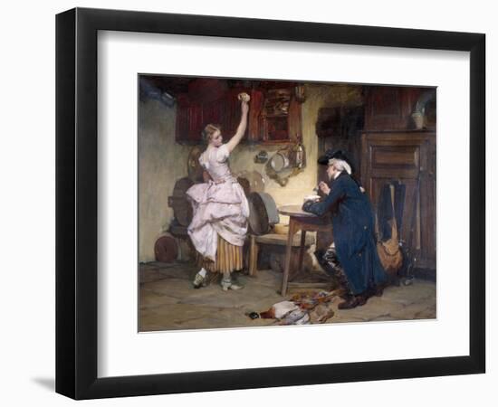 Flirtation, 1885-John Francis Rigaud-Framed Giclee Print