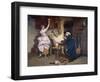 Flirtation, 1885-John Francis Rigaud-Framed Giclee Print