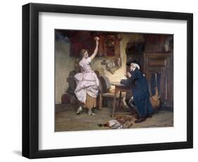 Flirtation, 1885-John Francis Rigaud-Framed Giclee Print