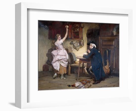 Flirtation, 1885-John Francis Rigaud-Framed Giclee Print