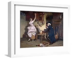 Flirtation, 1885-John Francis Rigaud-Framed Giclee Print