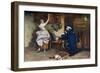 Flirtation, 1885-John Seymour Lucas-Framed Giclee Print