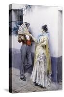 Flirtation, 1885-Anders Leonard Zorn-Stretched Canvas