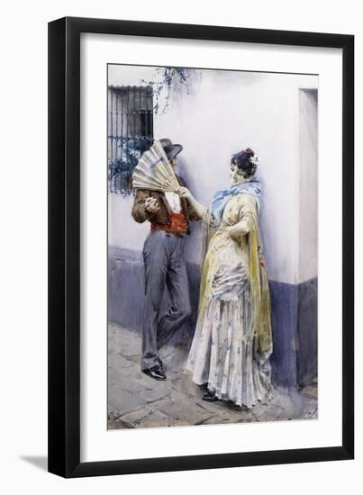 Flirtation, 1885-Anders Leonard Zorn-Framed Giclee Print