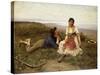 Flirtation, 1887-Eugen Von Blaas-Stretched Canvas