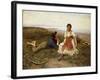 Flirtation, 1887-Eugen Von Blaas-Framed Giclee Print