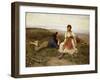 Flirtation, 1887-Eugen Von Blaas-Framed Giclee Print