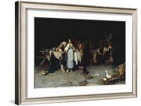 Flirtation at the Feast-Publio de Tommasi-Framed Giclee Print