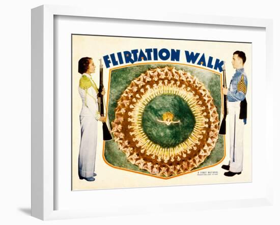 Flirtation Walk, Ruby Keeler, Dick Powell, 1934-null-Framed Photo