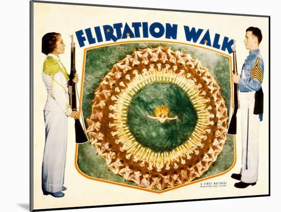 Flirtation Walk, Ruby Keeler, Dick Powell, 1934-null-Mounted Photo