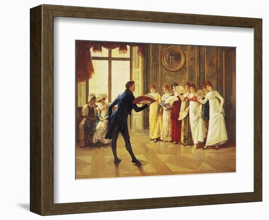 Flirtation-Henry Gillard Glindoni-Framed Giclee Print