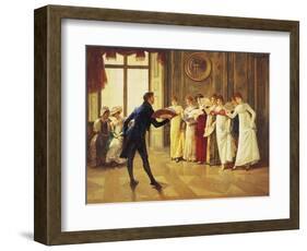 Flirtation-Henry Gillard Glindoni-Framed Giclee Print