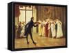 Flirtation-Henry Gillard Glindoni-Framed Stretched Canvas