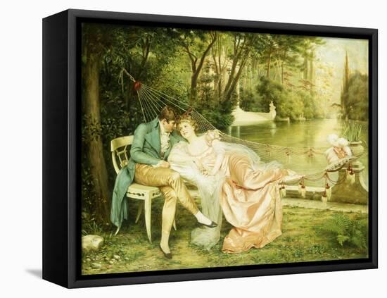 Flirtation-Joseph Frederic Soulacroix-Framed Stretched Canvas