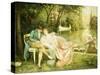 Flirtation-Joseph Frederic Soulacroix-Stretched Canvas