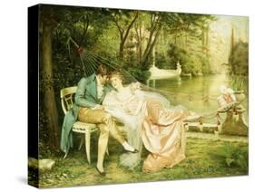 Flirtation-Joseph Frederic Soulacroix-Stretched Canvas
