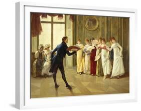 Flirtation-Henry Gillard Glindoni-Framed Giclee Print