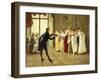 Flirtation-Henry Gillard Glindoni-Framed Giclee Print