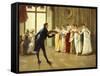 Flirtation-Henry Gillard Glindoni-Framed Stretched Canvas