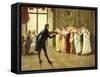 Flirtation-Henry Gillard Glindoni-Framed Stretched Canvas